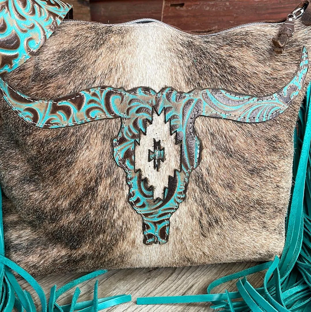 019 Annie - Brindle w/ Caracole Skull Design