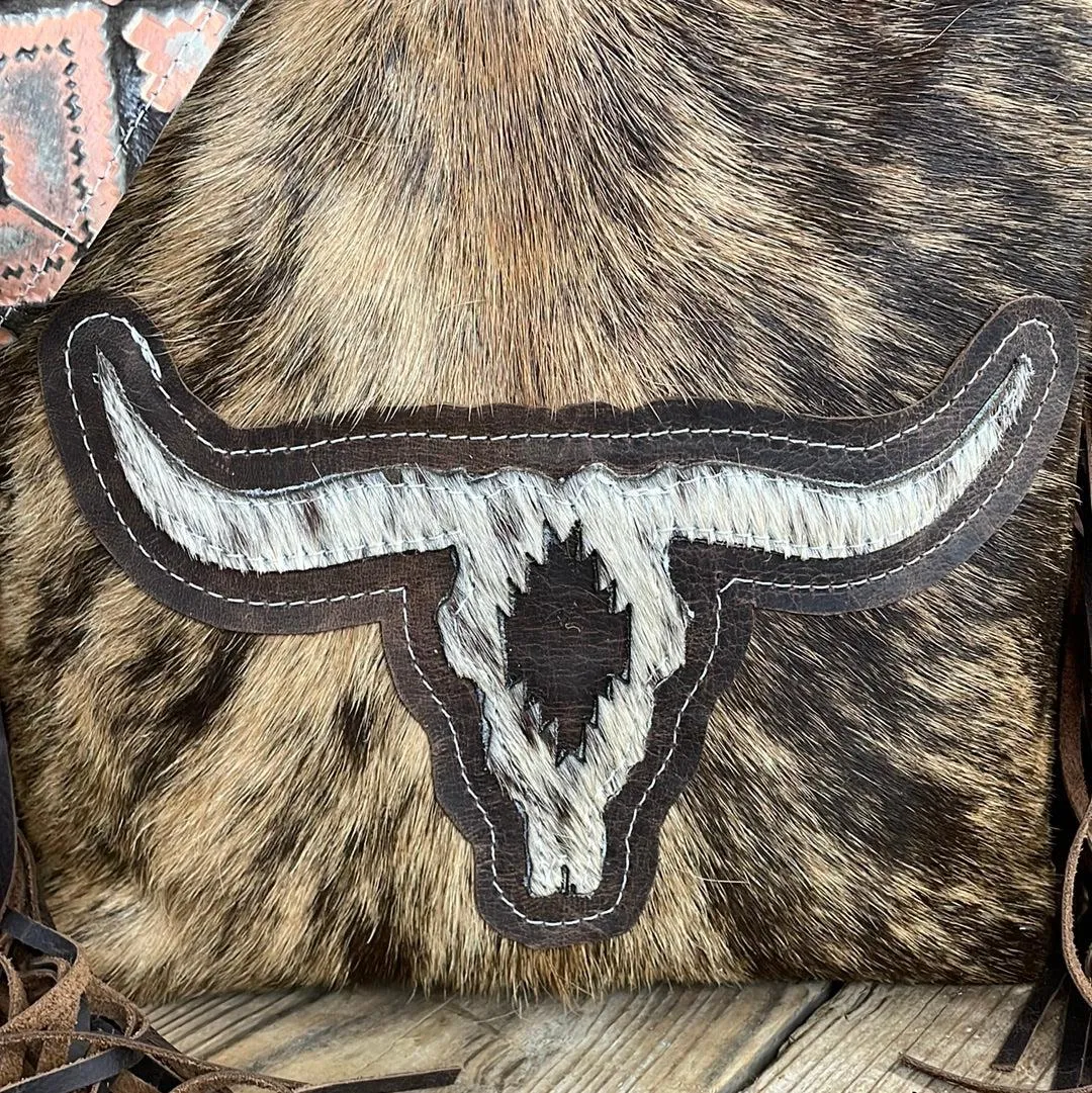 019 Gabby - Brindle w/ Skull Design