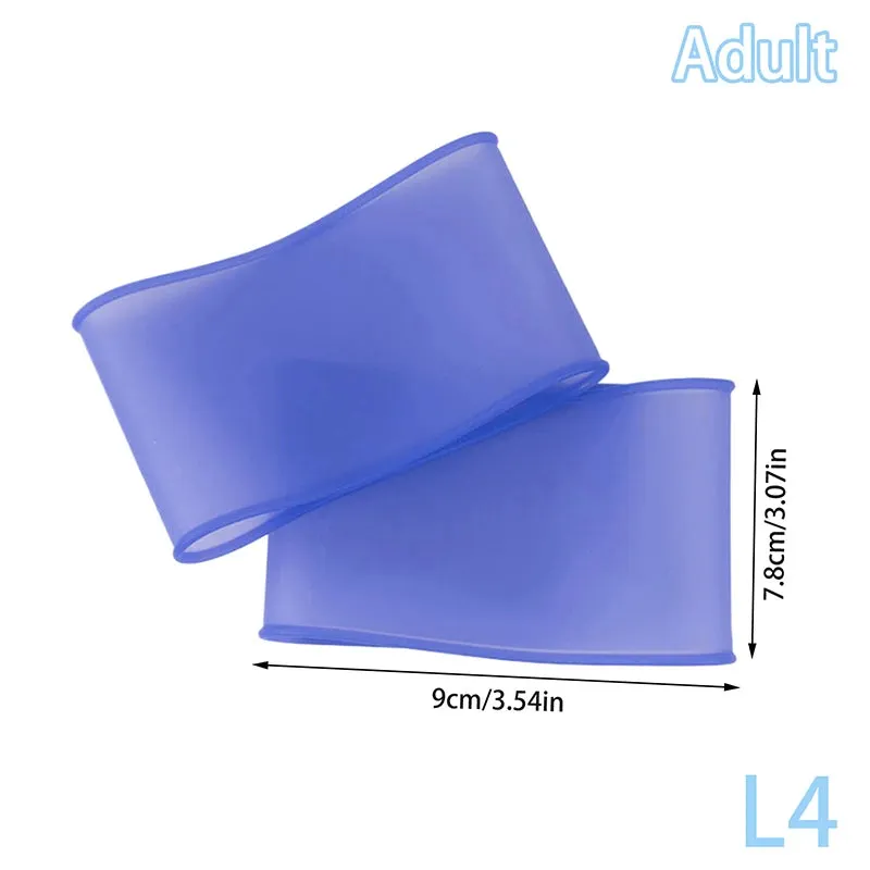 1 Pair Soccer Shin Guard Straps Silicones Shin Pad Holder Practical Shin Pad Banding For Football Running Cycling Sports