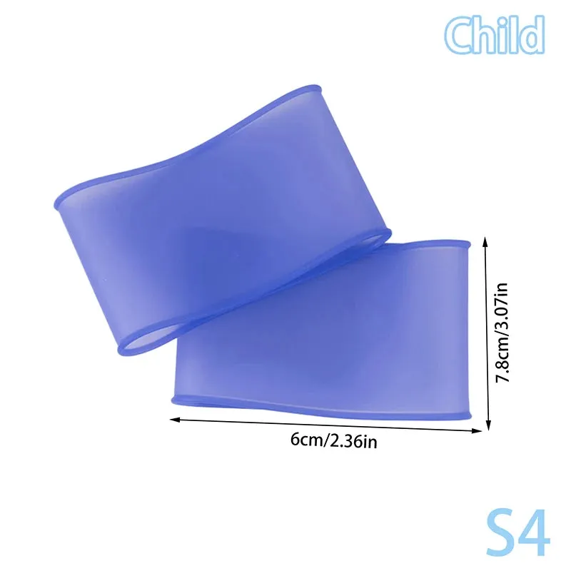 1 Pair Soccer Shin Guard Straps Silicones Shin Pad Holder Practical Shin Pad Banding For Football Running Cycling Sports