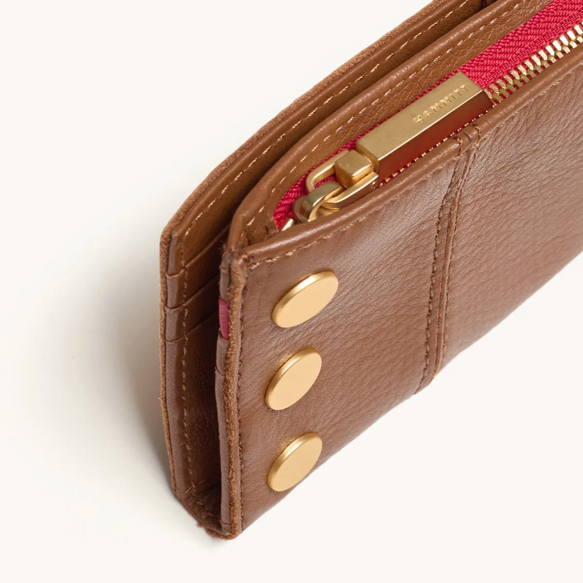 110 North | Mahogany Pebble/Brushed Gold Red Zip