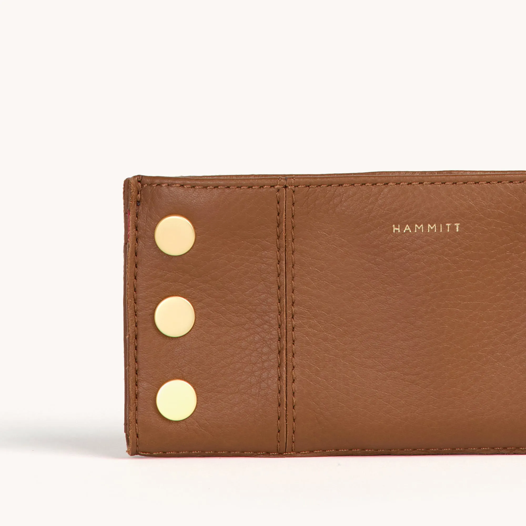 110 North | Mahogany Pebble/Brushed Gold Red Zip