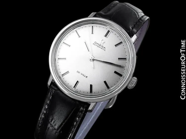 1960's Omega De Ville Full Size Mens Automatic Watch - Stainless Steel