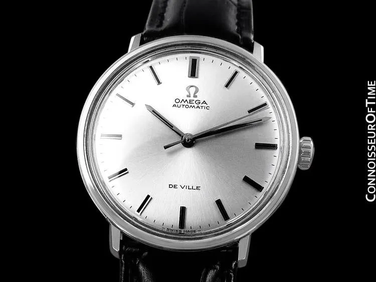 1960's Omega De Ville Full Size Mens Automatic Watch - Stainless Steel