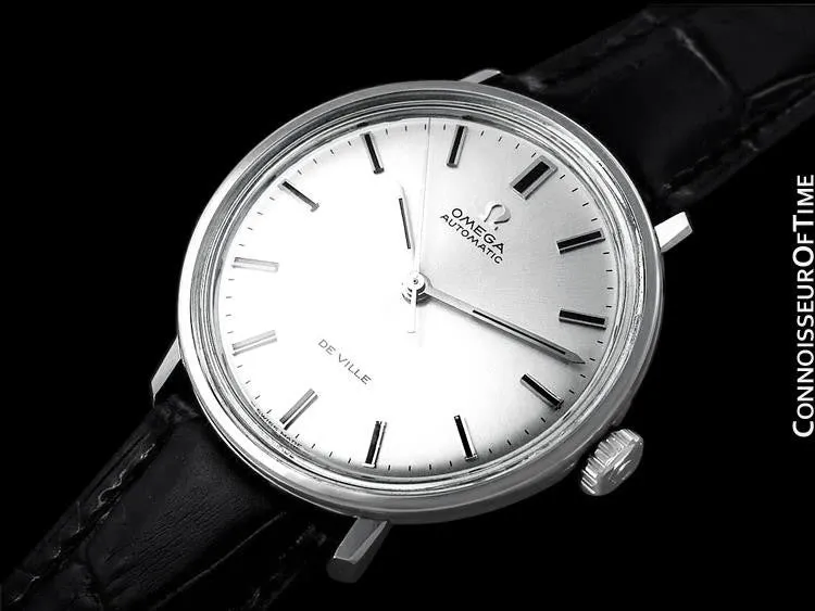 1960's Omega De Ville Full Size Mens Automatic Watch - Stainless Steel