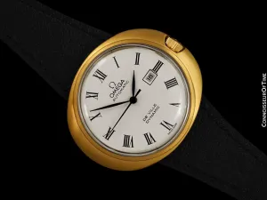 1960's Omega Dynamic Vintage Unisex Automatic Watch - 18K Gold Plated & Stainless Steel