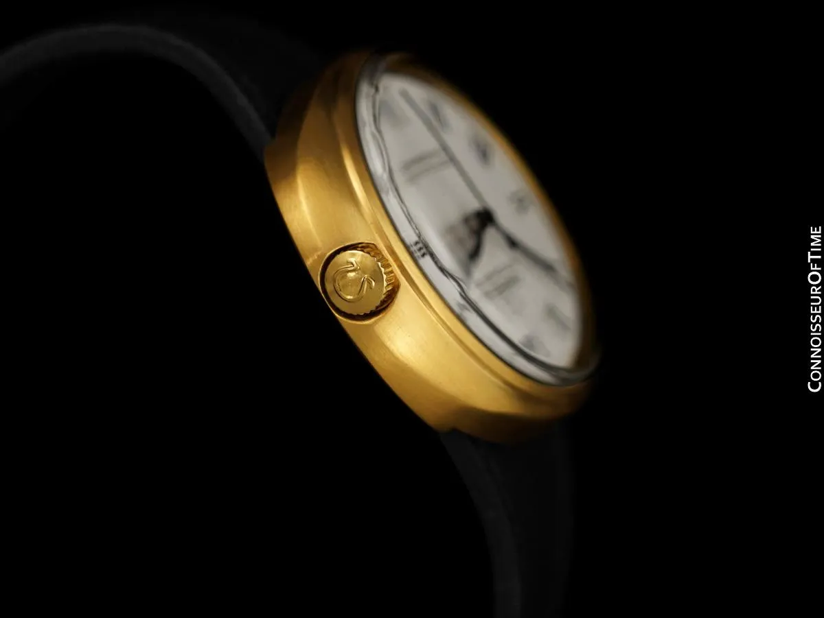 1960's Omega Dynamic Vintage Unisex Automatic Watch - 18K Gold Plated & Stainless Steel