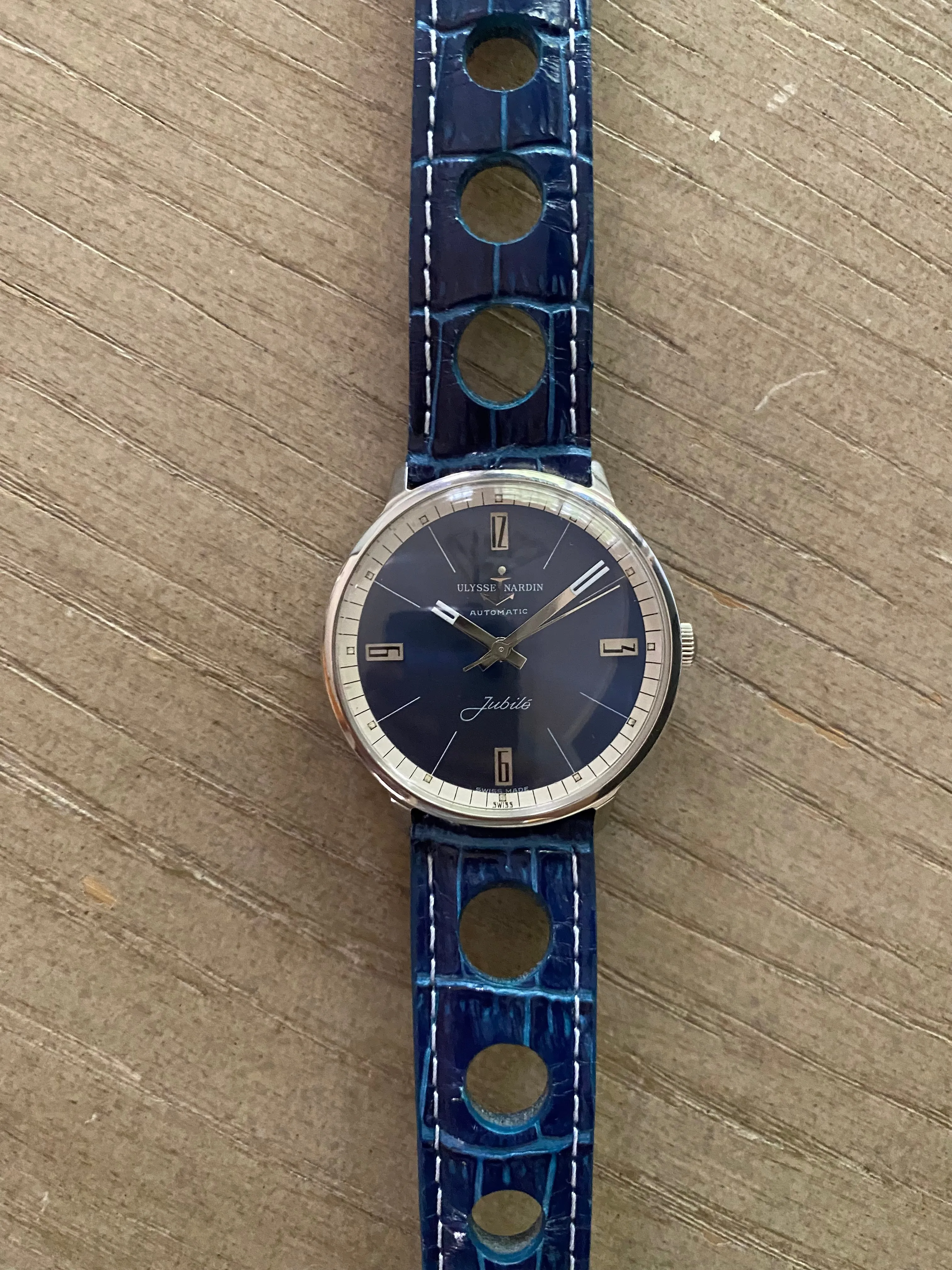 1960's Ulysse Nardin Vintage Mens Automatic Watch - Stainless Steel
