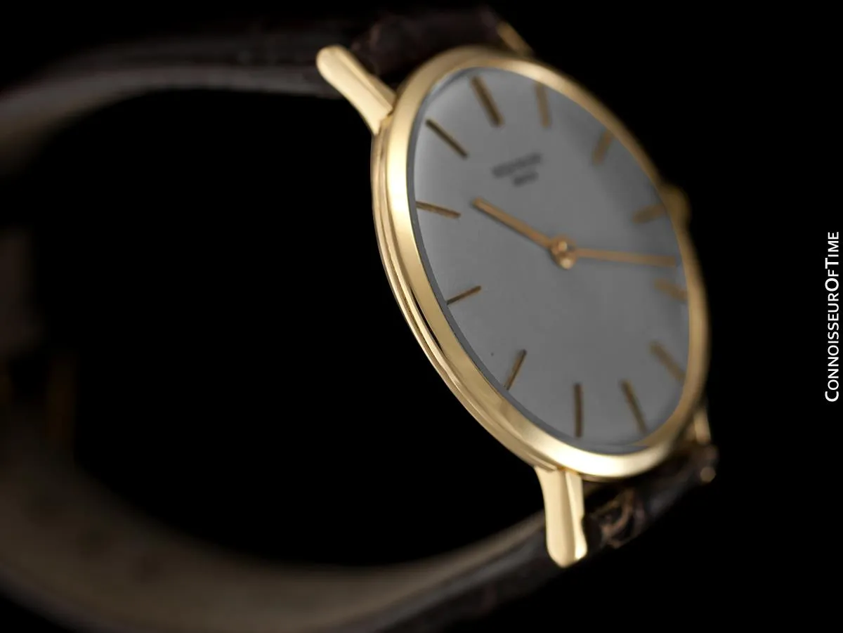 1970 Patek Philippe Vintage Mens Handwound Watch, Ref. 3537 - 18K Gold