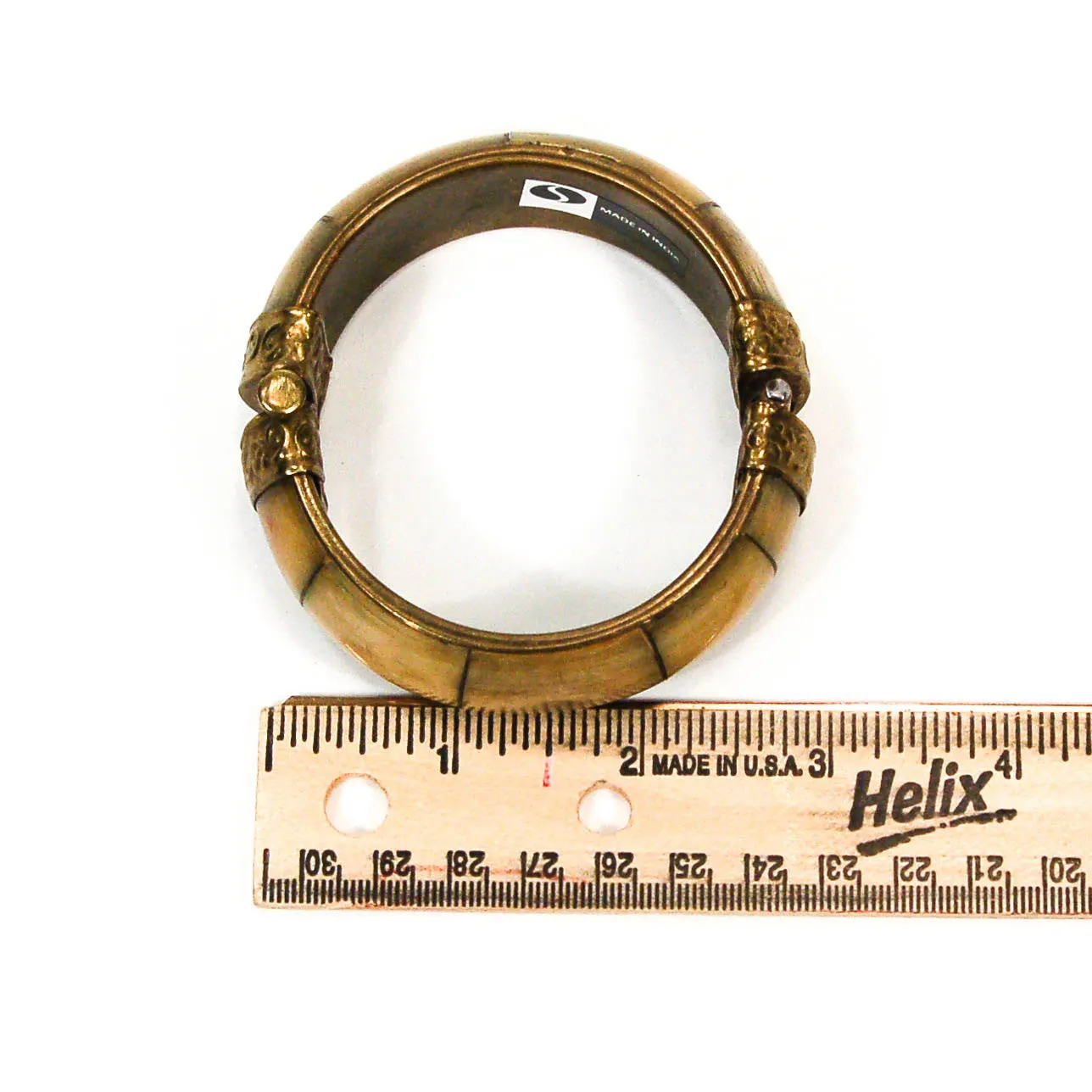 1970's Polished Bone Bangle
