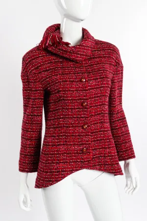 2001 F/W Bouclé Scarf Jacket