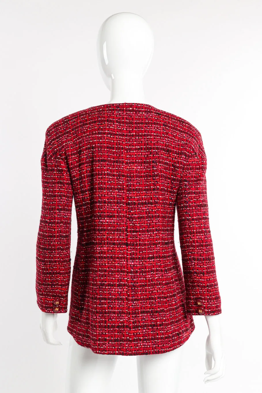2001 F/W Bouclé Scarf Jacket