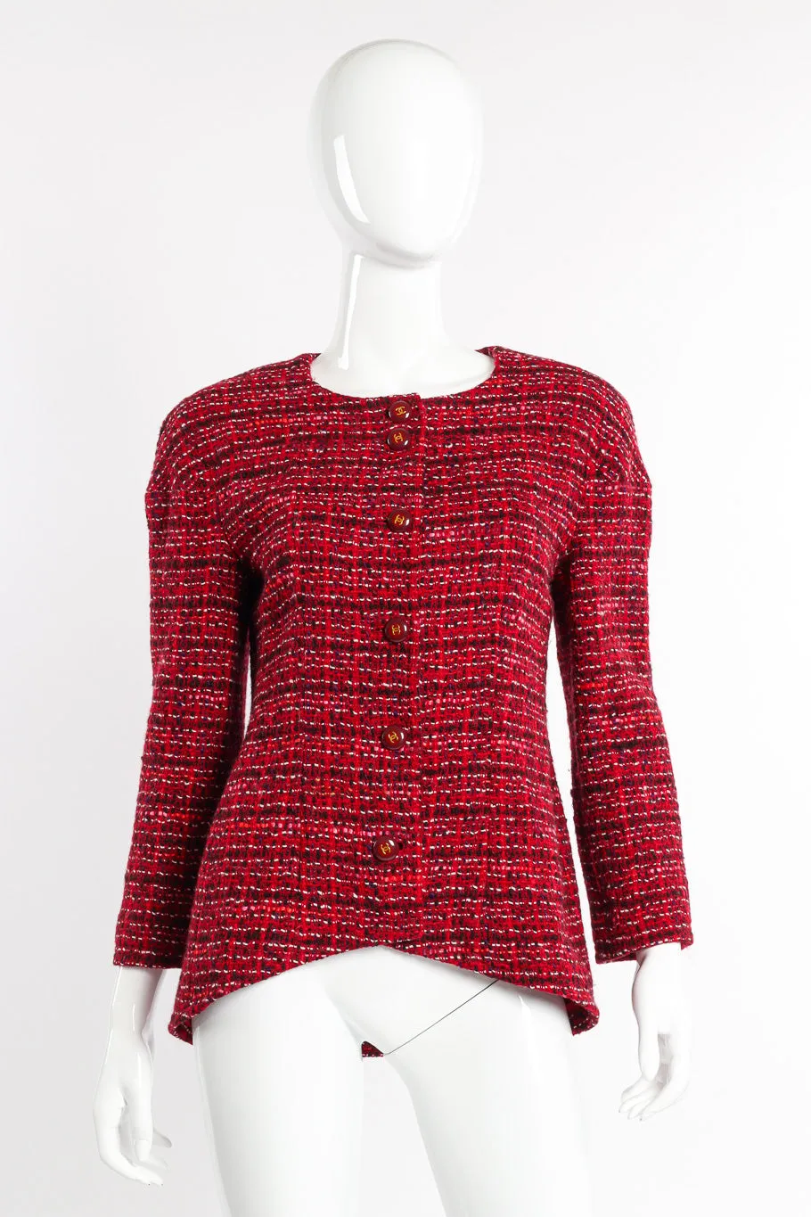 2001 F/W Bouclé Scarf Jacket