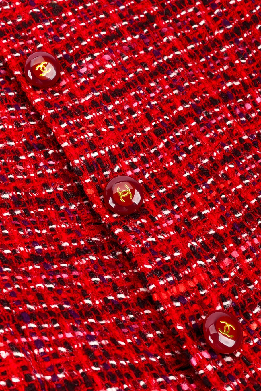 2001 F/W Bouclé Scarf Jacket