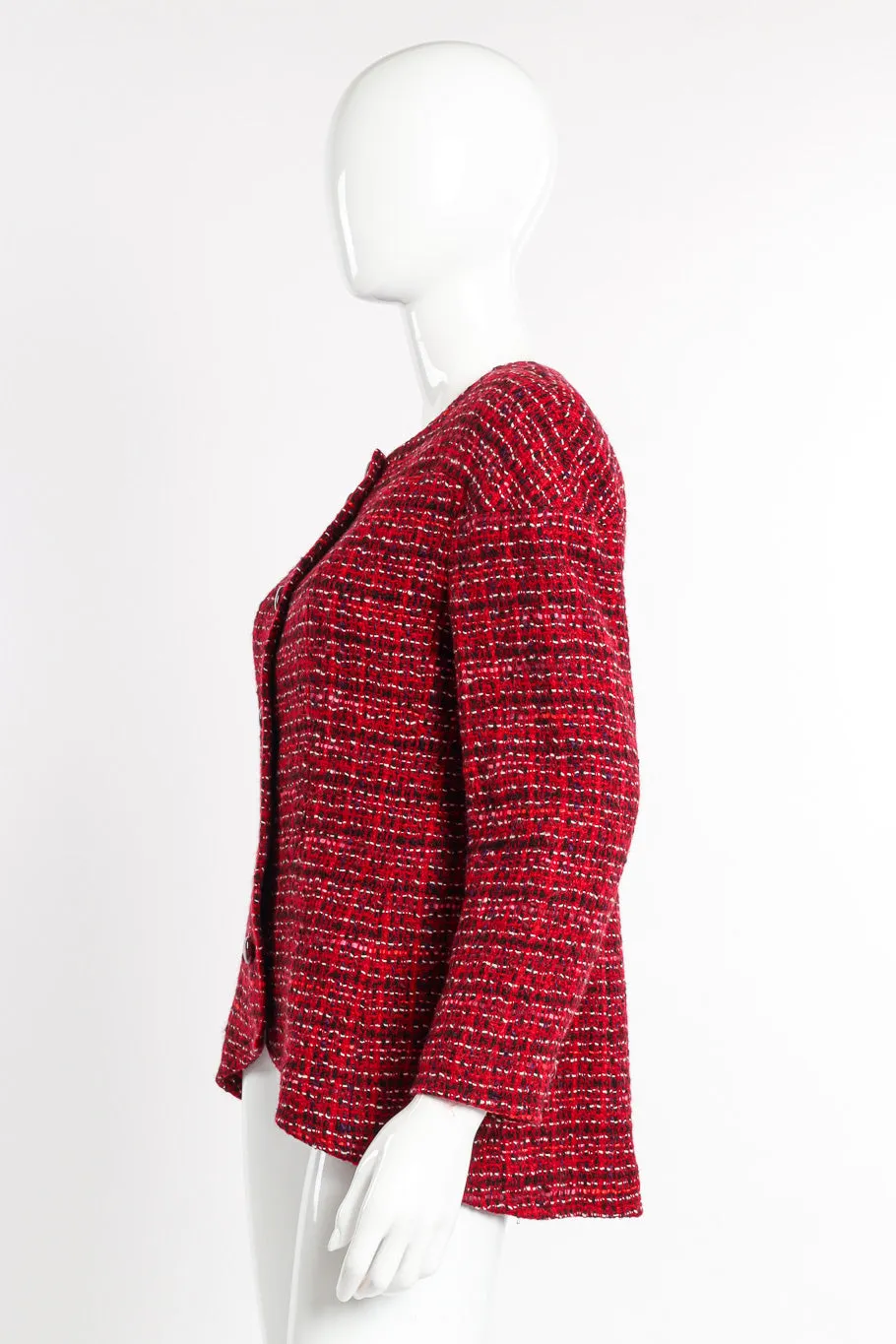 2001 F/W Bouclé Scarf Jacket