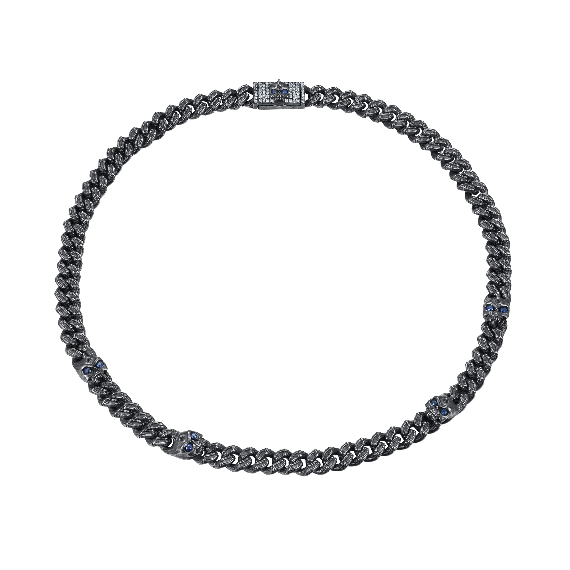 20" X Skull Cuban Chain - 10mm