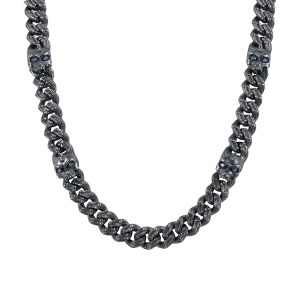 20" X Skull Cuban Chain - 10mm