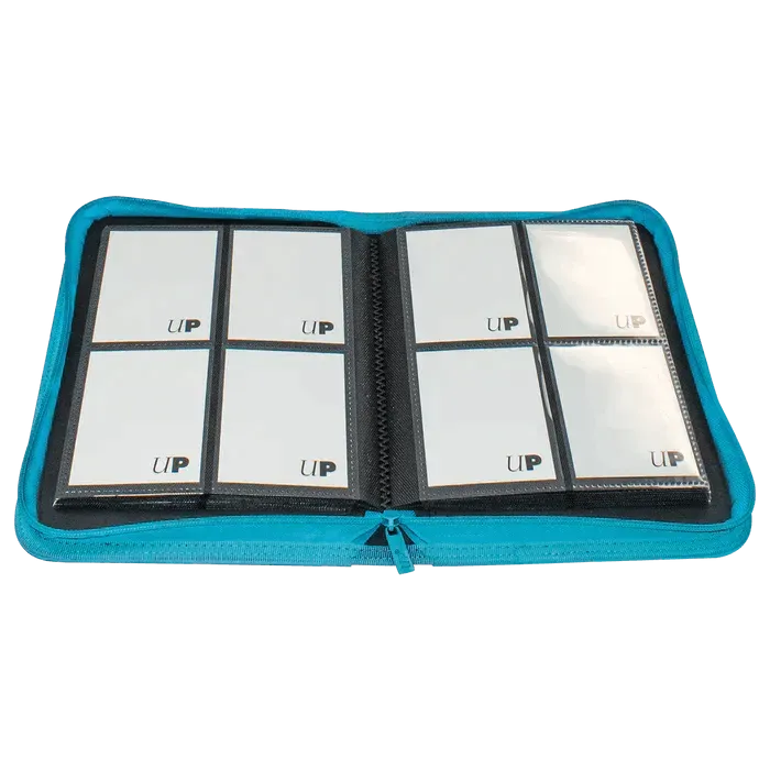 4-Pocket Vivid Zippered PRO-Binder Teal