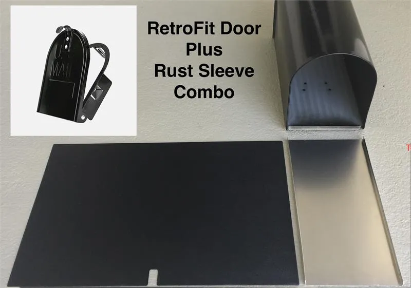 6 1/4"(w) x 8"(h) Small Rust Sleeve and RetroFit Door Combo