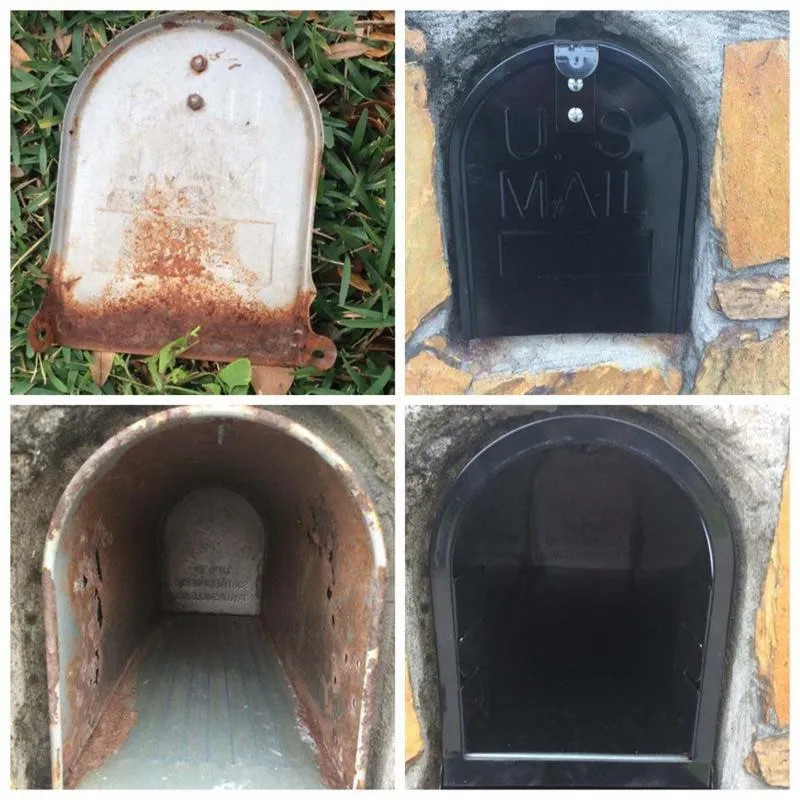 6 1/4"(w) x 8"(h) Small Rust Sleeve and RetroFit Door Combo