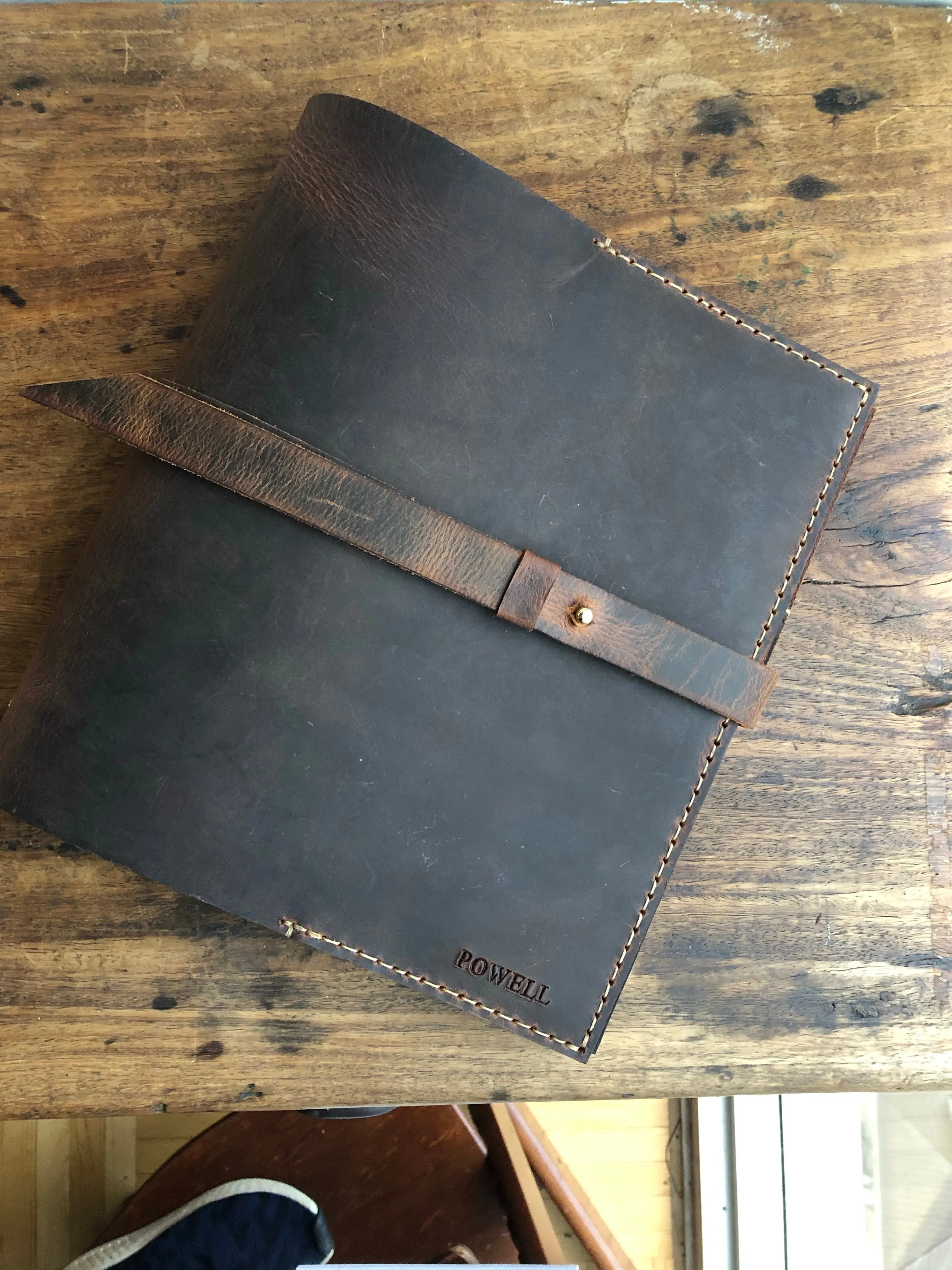 8.5 x 11 Binder Folio / Leather Binder Organizer