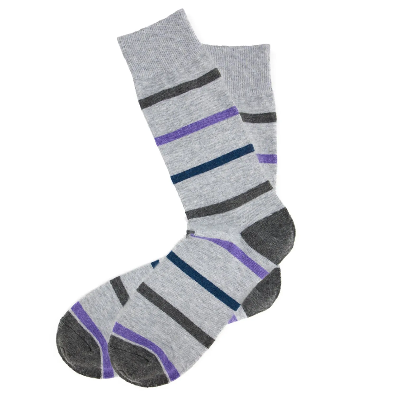 AAS Cotton Crew Stripe Dress Socks Colorful