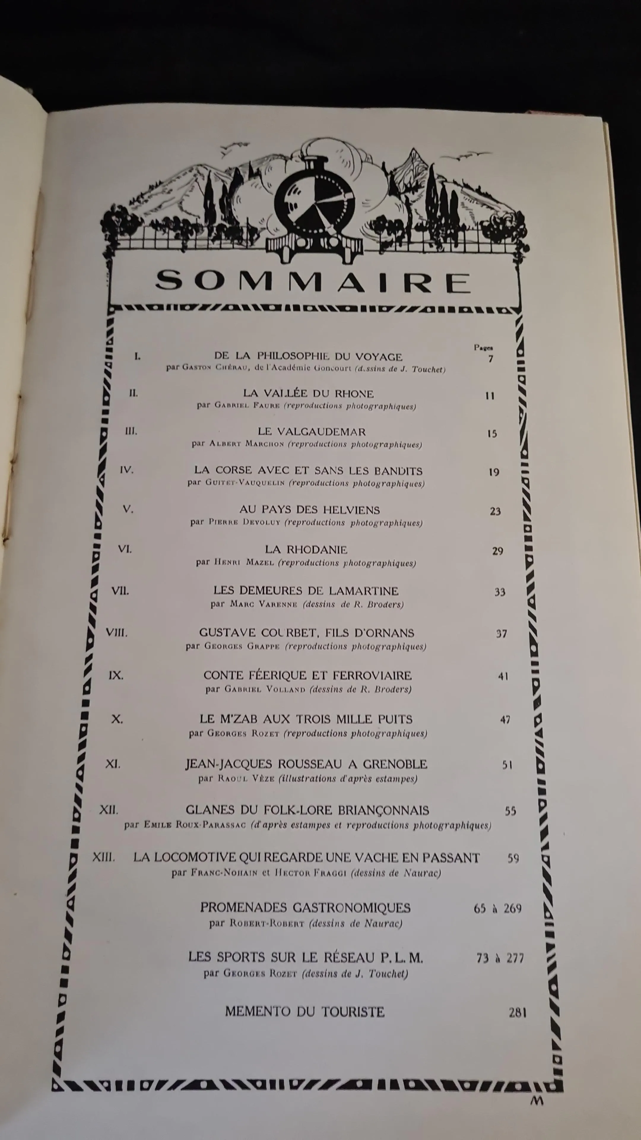 Agenda 1927, PLM, French copy