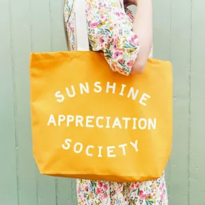 Alphabet Bags Canvas Bag - Sunshine Appreciation Society