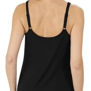 Amoena Pocketed Mastectomy Pia Top/Singlet/Cami - Black - 44844