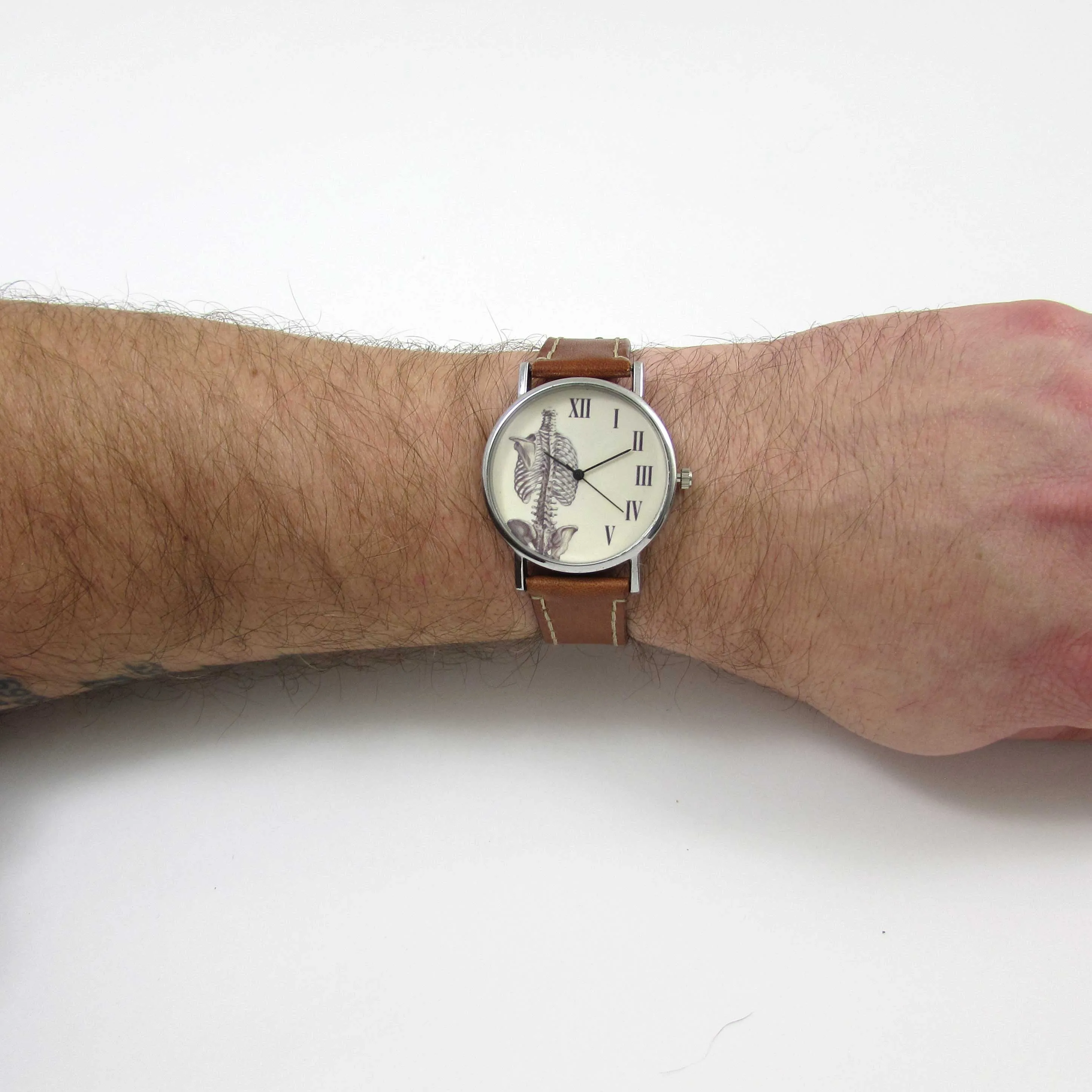 Anatomical Rib Wrist Watch