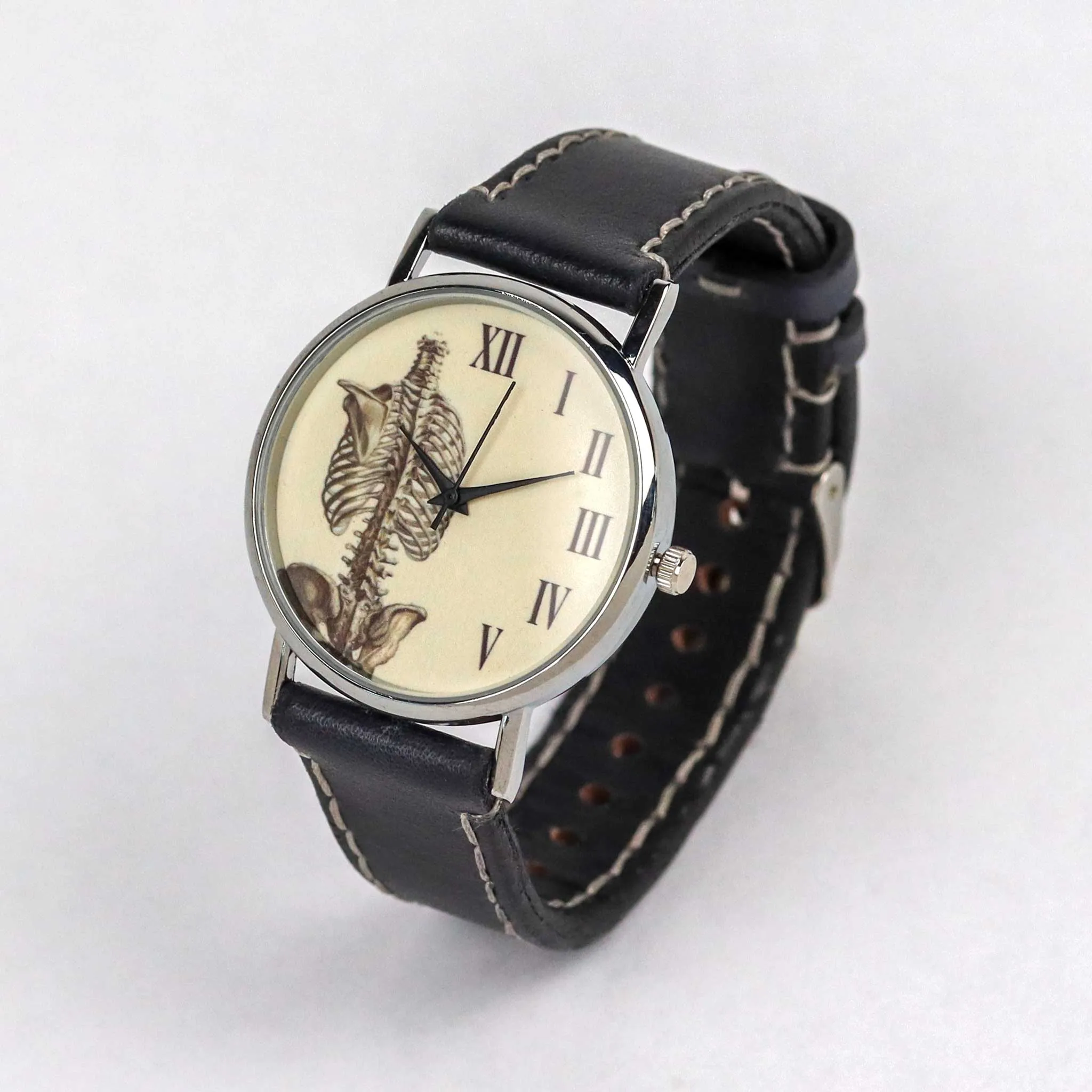Anatomical Rib Wrist Watch