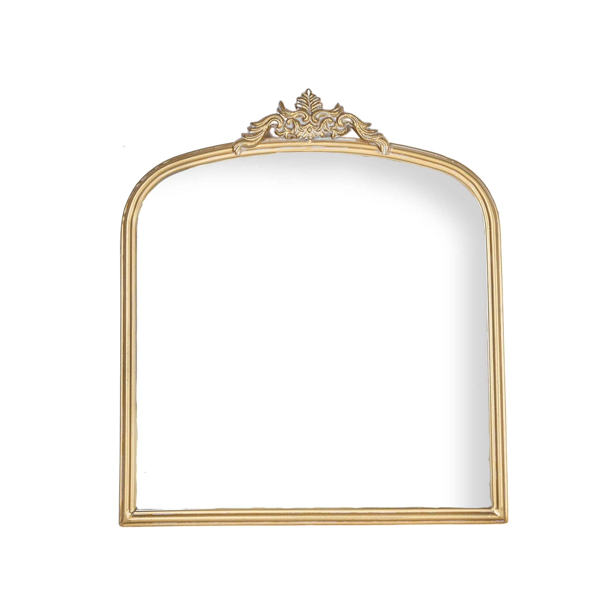 Aria Antique Vintage Brass Wall Mirror Metal