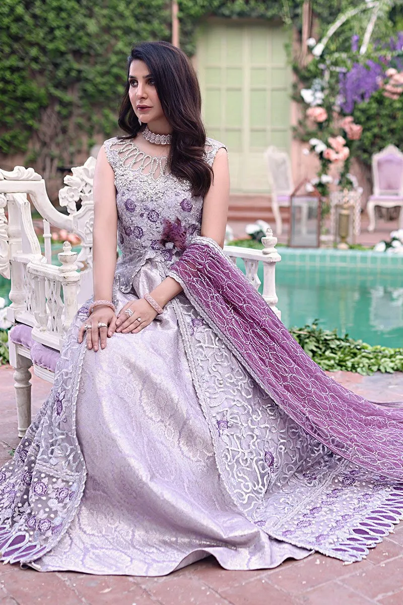 ARWA | Mushq Dhee Rani Trousseau De Luxe Luxury Wedding Collection 2021 | Unstitched Embroidered Net Suits