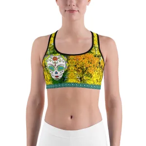 Aspens - Tahoe Sugar Skull Sports bra