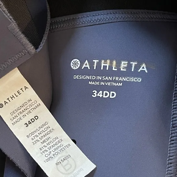 ATHLETA Phenomena High Impact Sports Bra - Women’s Size 34DD - NEW