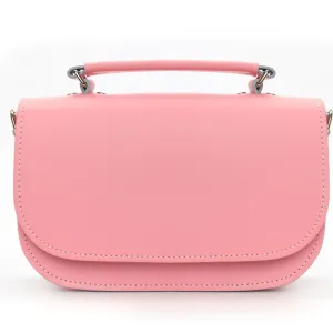 Aura Handmade Leather Bag - Pastel Pink