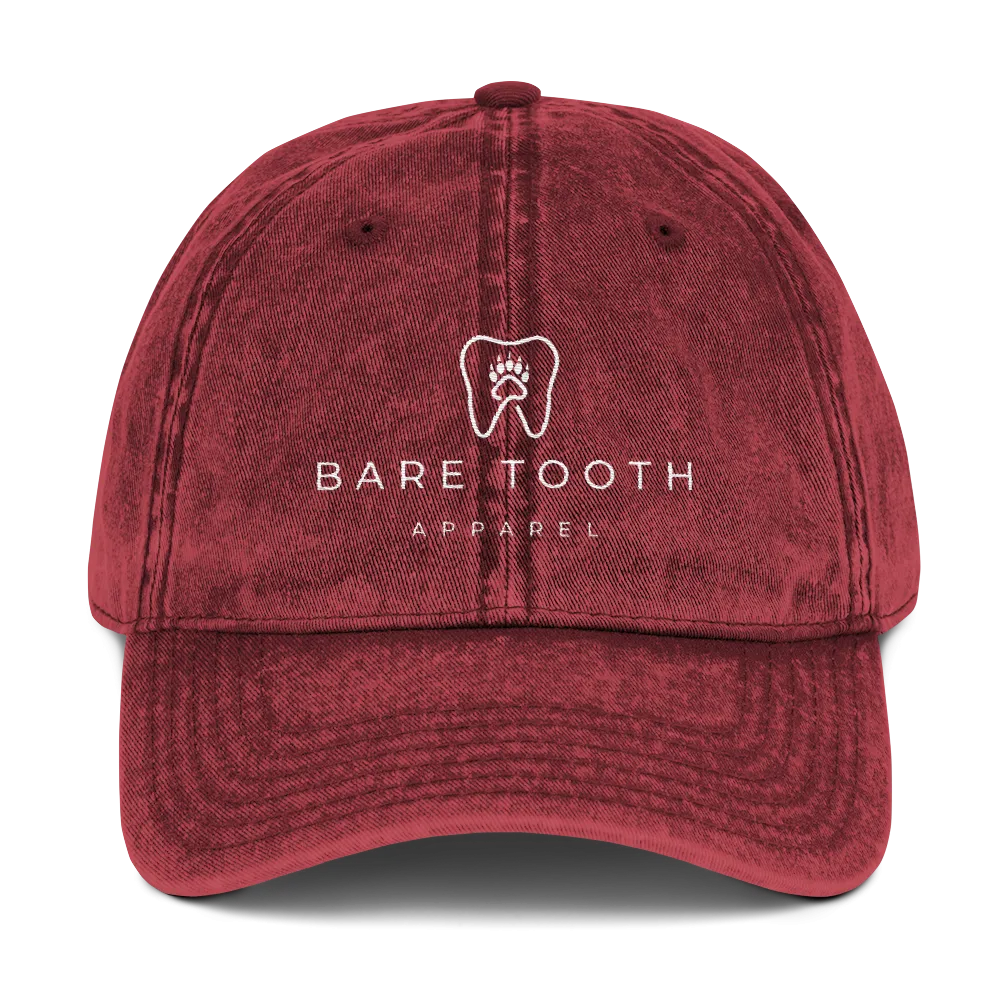 Bare Tooth Logo Vintage Hat