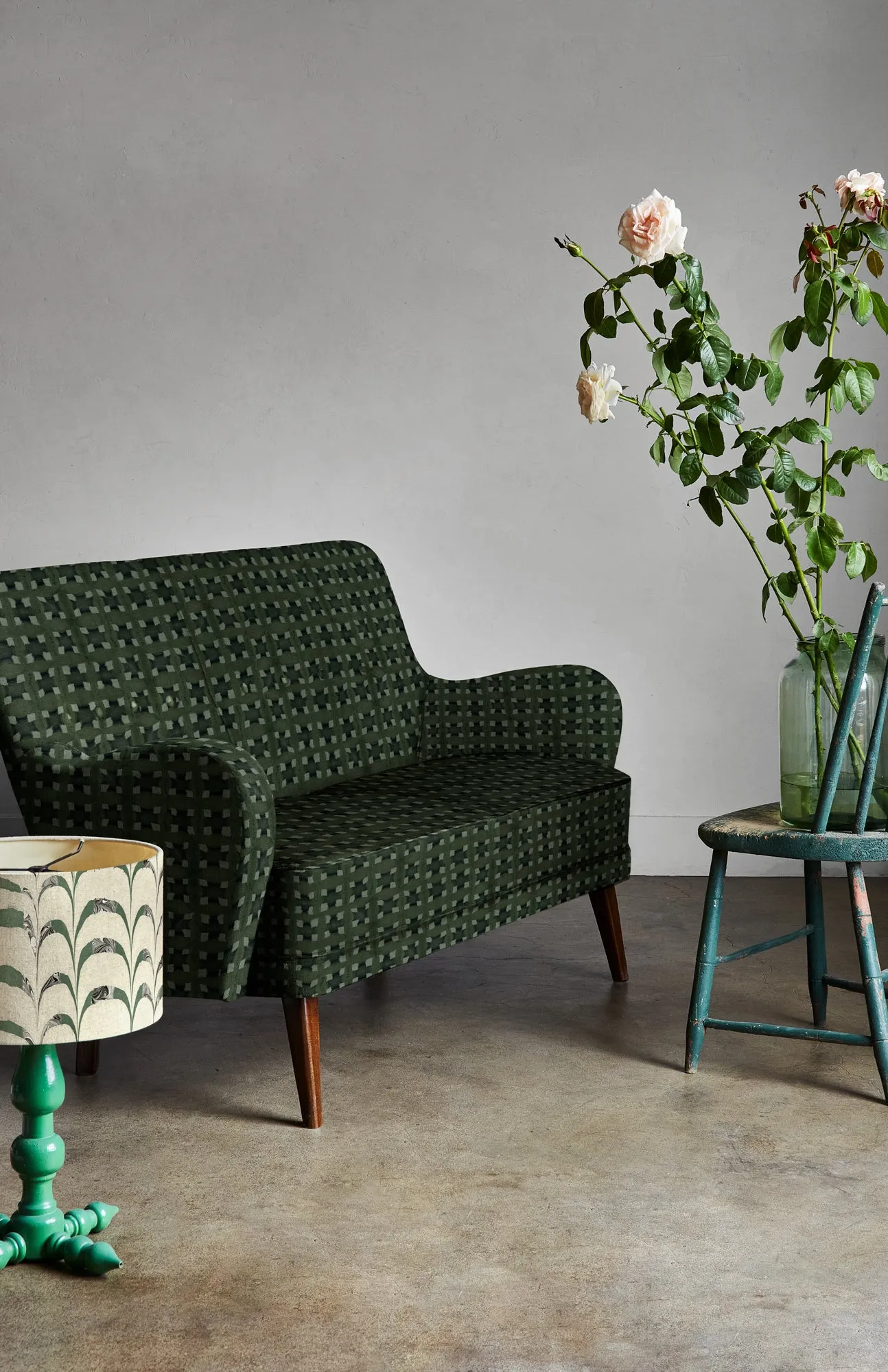 BASKET WEAVE FABRIC / TORREY PINE