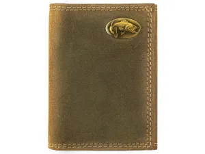 Bass Vintage Tan Leather Trifold Wallet
