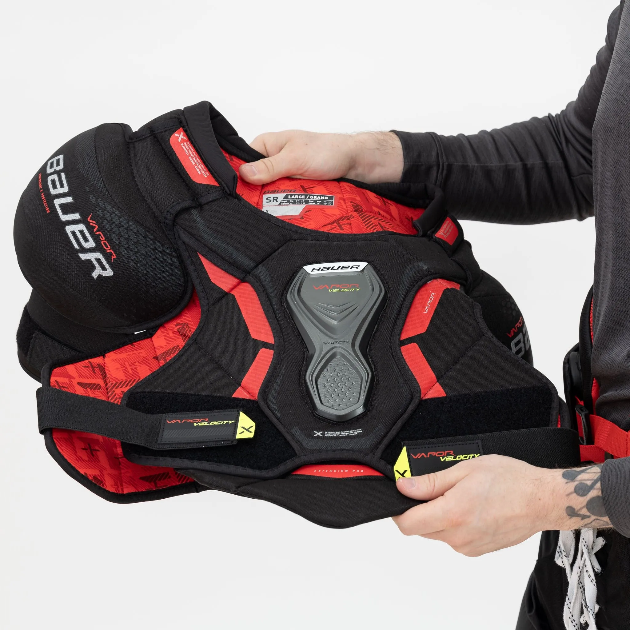 Bauer Vapor Velocity Junior Hockey Shoulder Pads - 2022