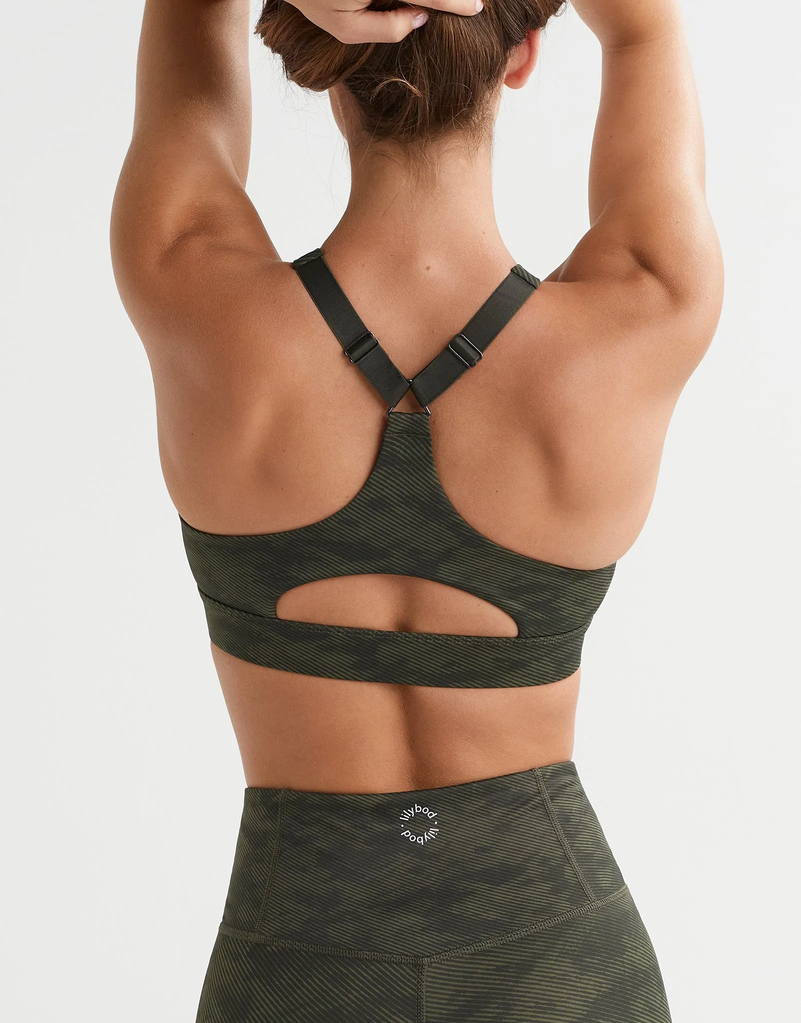 Becca Sports Bra - Martini Stucco Camo