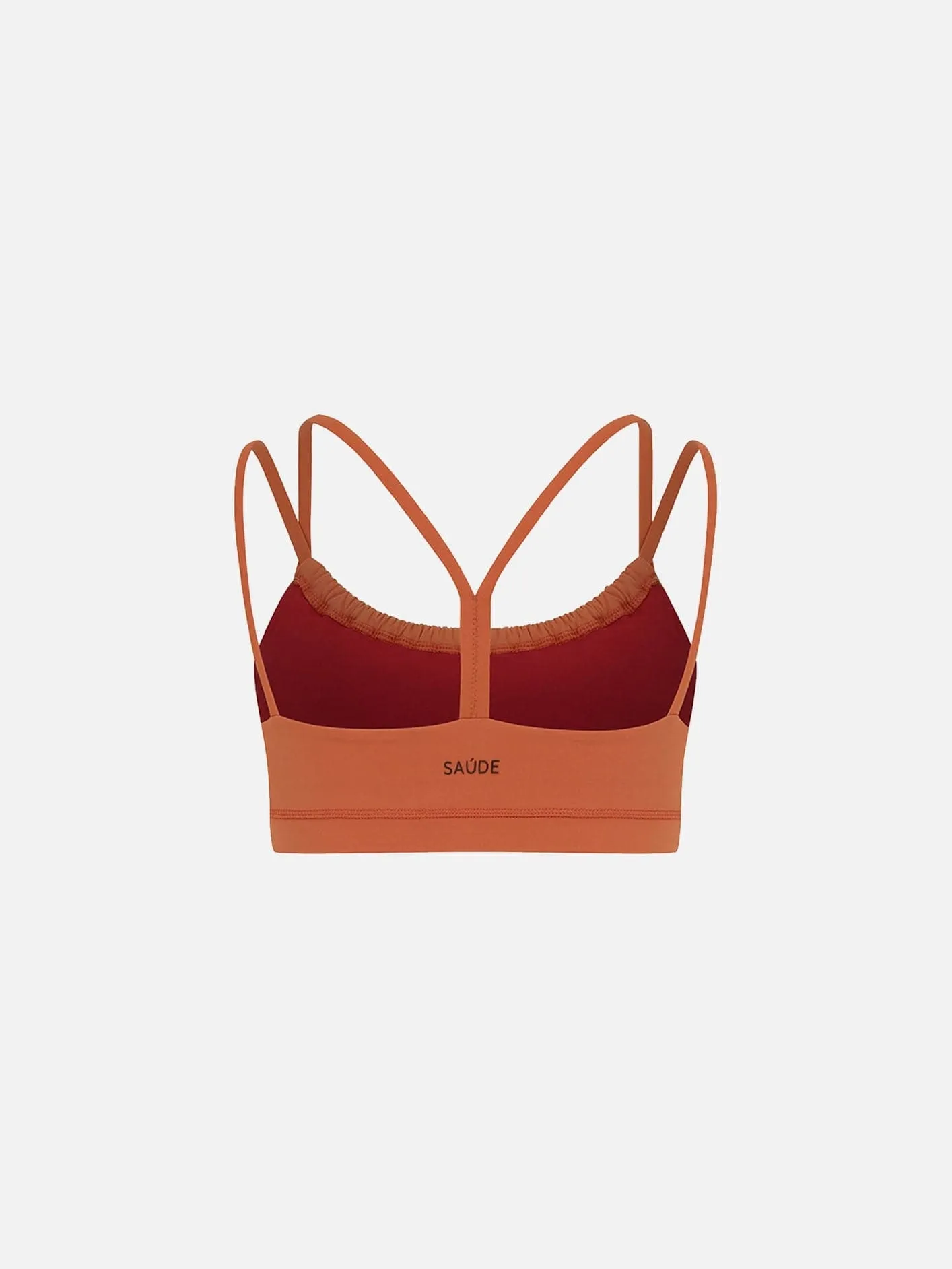 Benito Slim Straps Sports Bra - Baked Clay