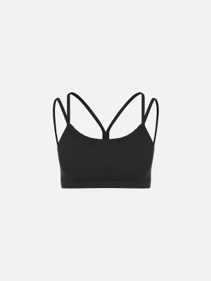 Benito Slim Straps Sports Bra - Black