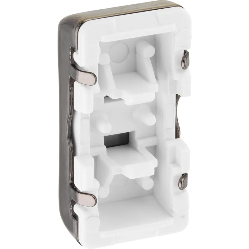 BG RRUPAB Nexus Grid Rocker Unprinted - Antique Brass