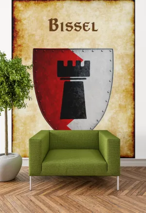 Bissel Heraldry of Greyhawk Anna Meyer Cartography Canvas Art Print