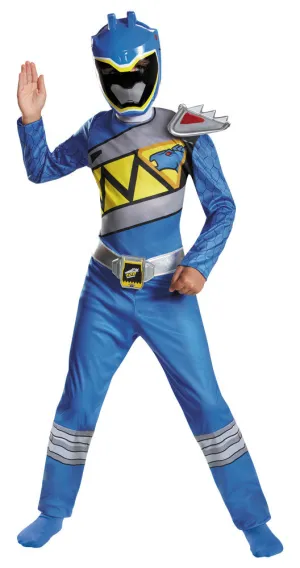 Blue Ranger Dino Classic 4-6 Child Boys Costume