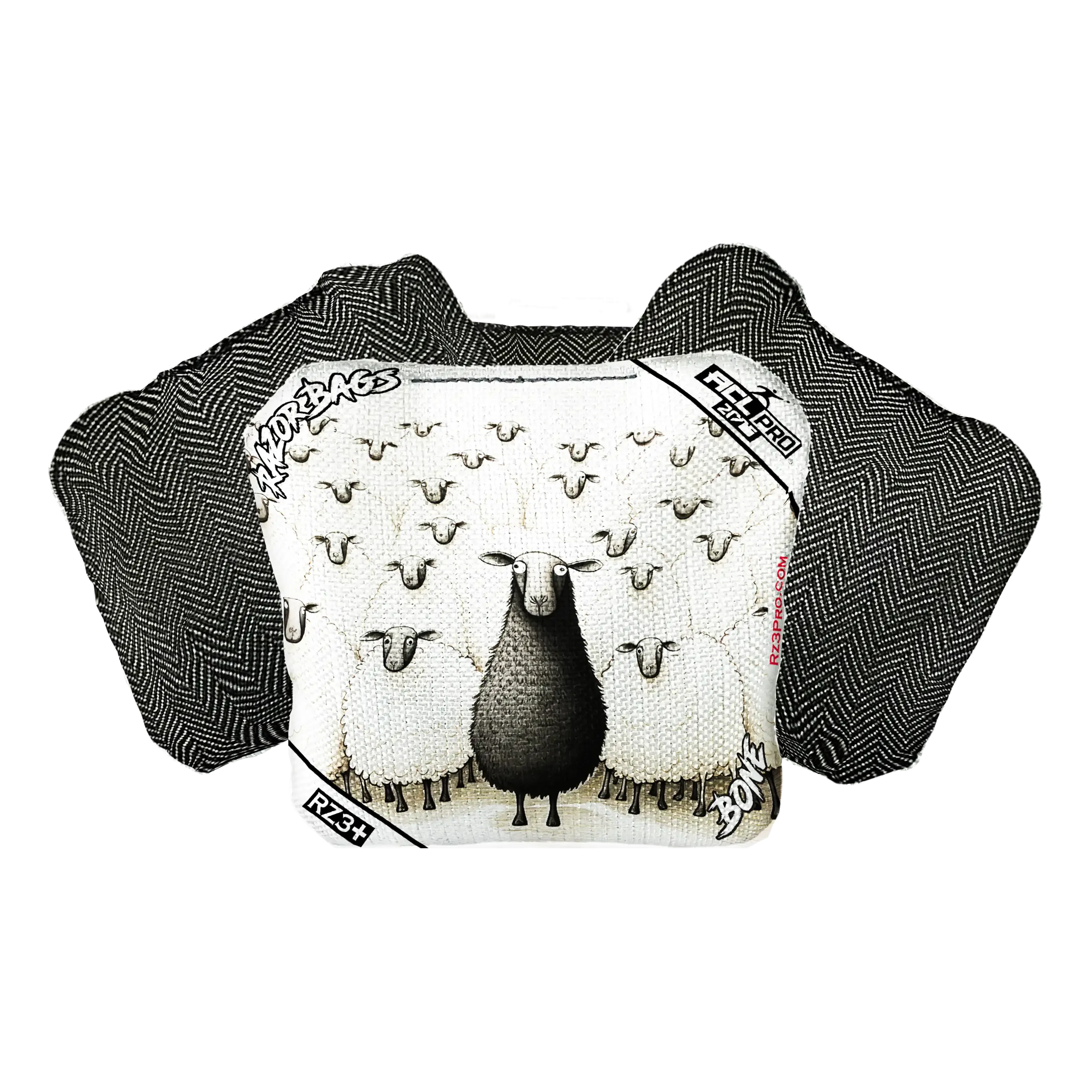 Bone | Black Sheep | ACL PRO Razor Cornhole Bags