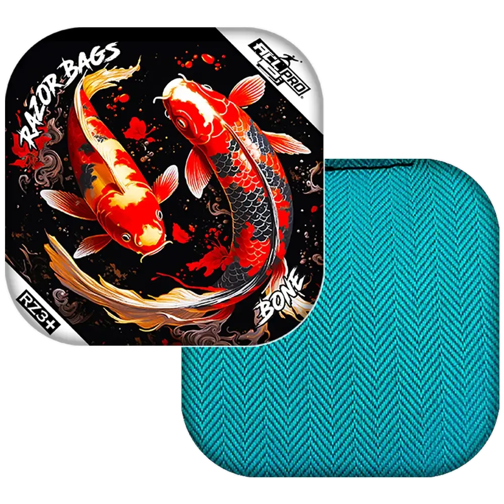 Bone | Koi | ACL PRO Razor Cornhole Bags