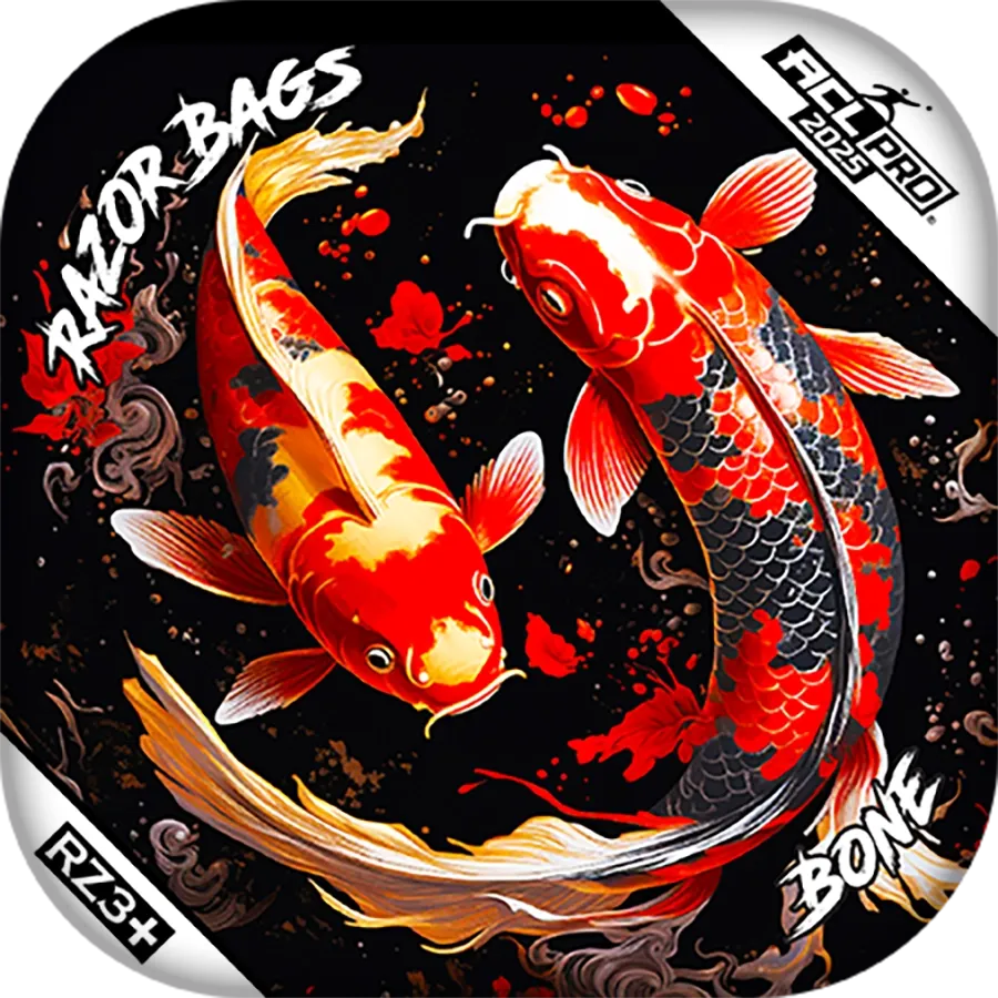 Bone | Koi | ACL PRO Razor Cornhole Bags