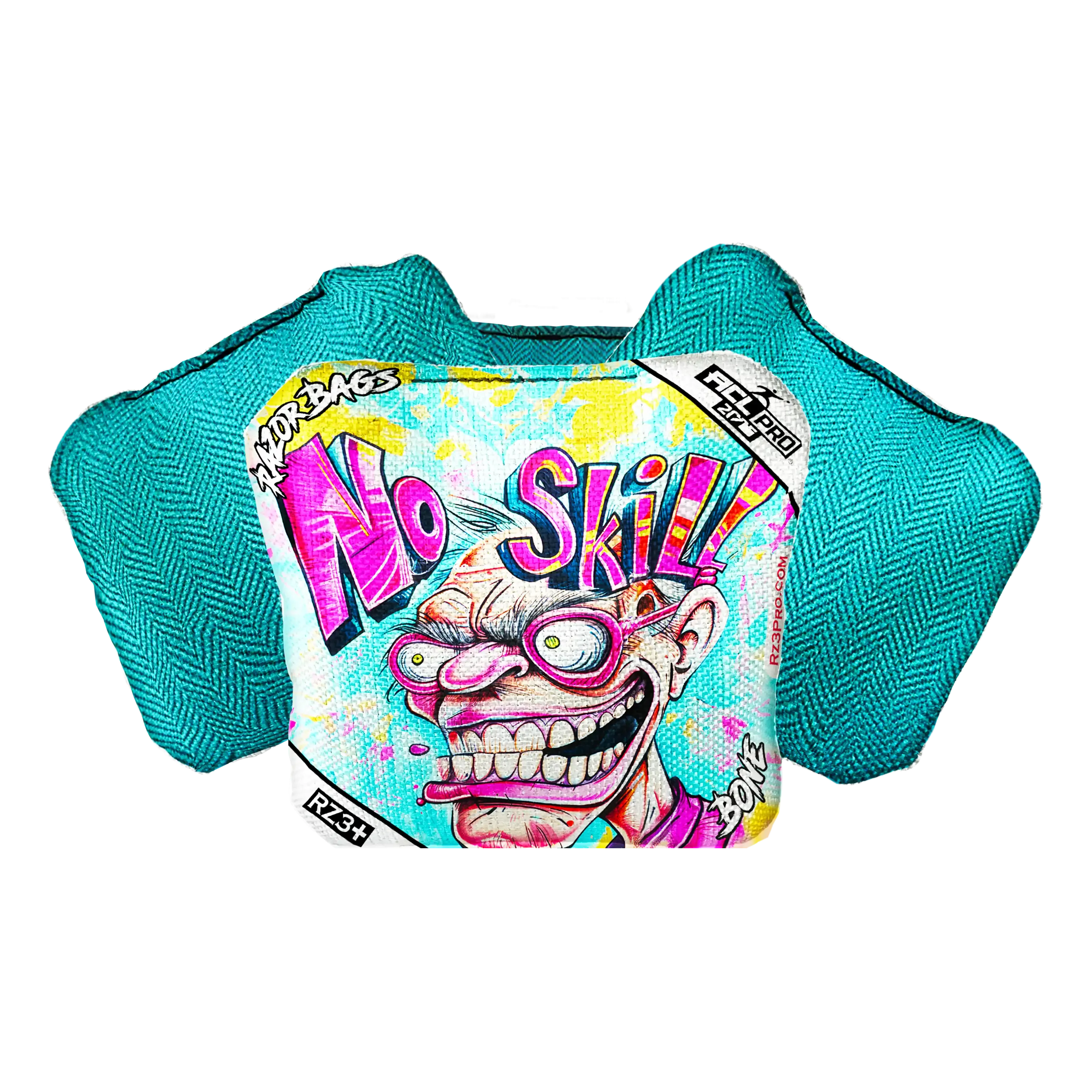 Bone | No Skill | ACL PRO Razor Cornhole Bags